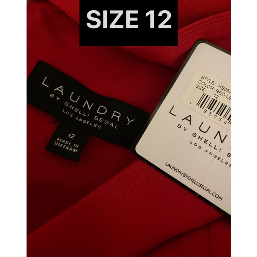 Laundry by Shelli Segal Red Cocktail Dress - Picture 9 of 15